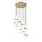 Z-Lite Cayden Chandelier, 11-Light, 24 In.W x 16.75 In.H, Modern Gold/Clear + Etched Opal 1946P-11R-MGLD - alternate 6